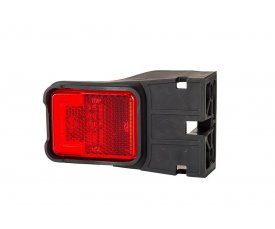 LD 2733 Габаритный фонарь задний NEON HOR 112 9 LED выносной прямой с кронштейном красный   2функции: позиционный зад/светоотражатель 52733